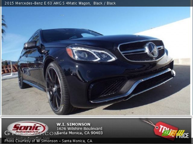 2015 Mercedes-Benz E 63 AMG S 4Matic Wagon in Black