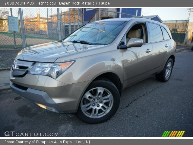 2008 Acura MDX Technology in Desert Rock Metallic