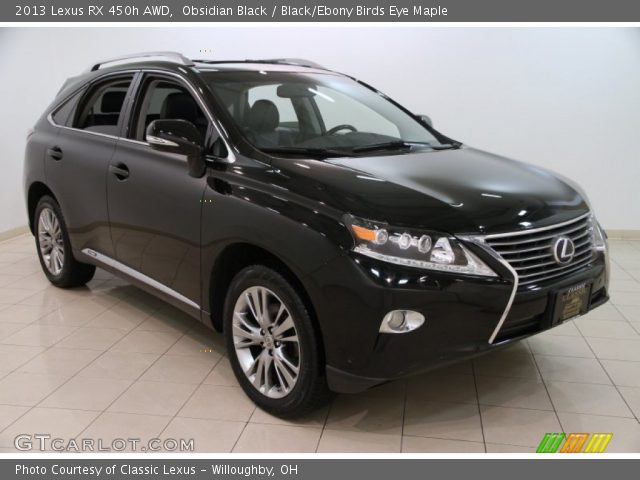 2013 Lexus RX 450h AWD in Obsidian Black