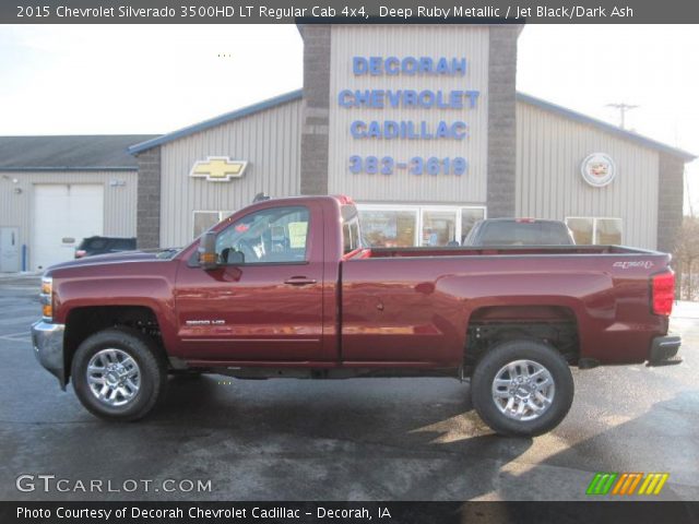 2015 Chevrolet Silverado 3500HD LT Regular Cab 4x4 in Deep Ruby Metallic