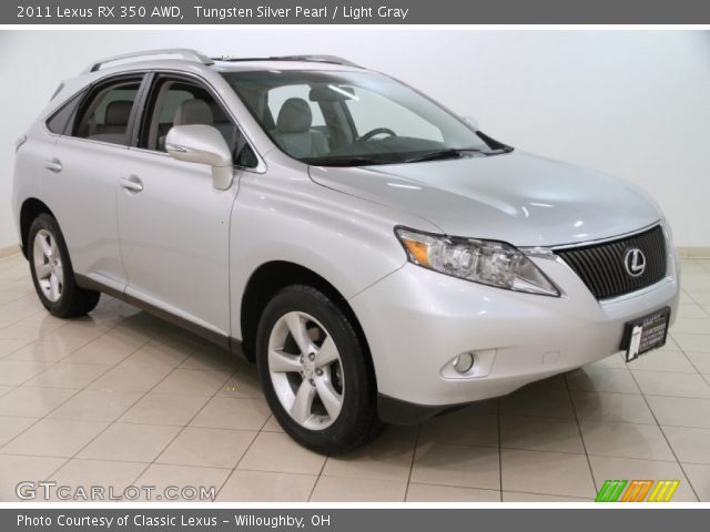 2011 Lexus RX 350 AWD in Tungsten Silver Pearl