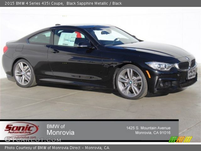2015 BMW 4 Series 435i Coupe in Black Sapphire Metallic