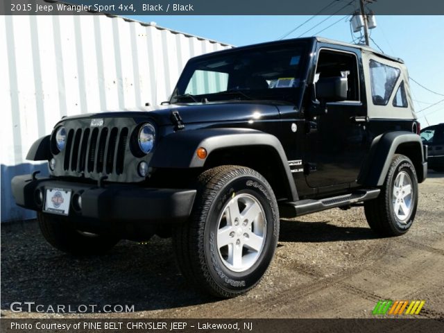 2015 Jeep Wrangler Sport 4x4 in Black