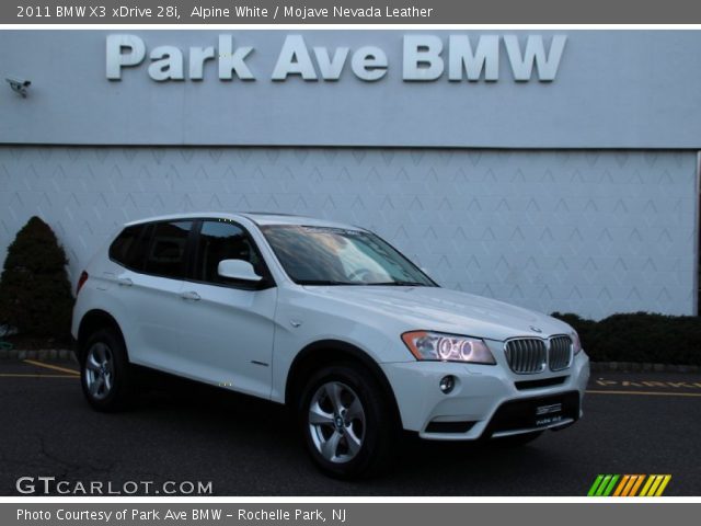 2011 BMW X3 xDrive 28i in Alpine White