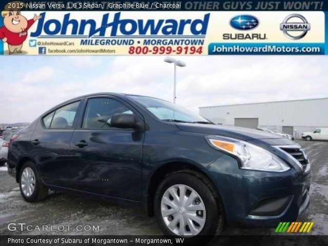 2015 Nissan Versa 1.6 S Sedan in Graphite Blue