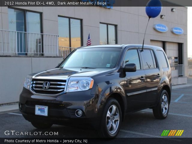 2012 Honda Pilot EX-L 4WD in Dark Amber Metallic