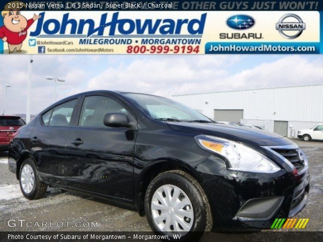 2015 Nissan Versa 1.6 S Sedan in Super Black