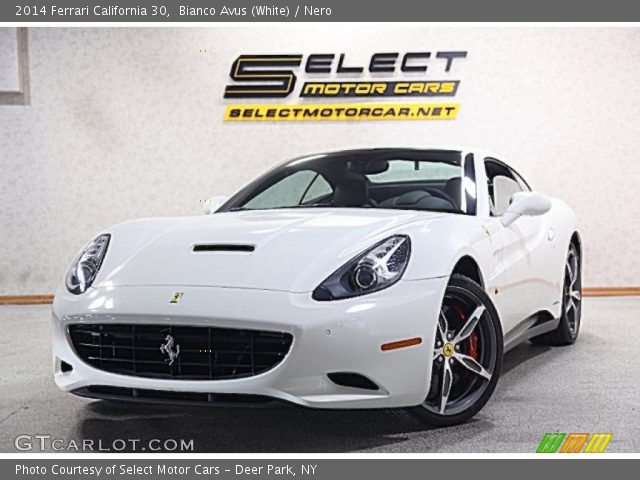 2014 Ferrari California 30 in Bianco Avus (White)