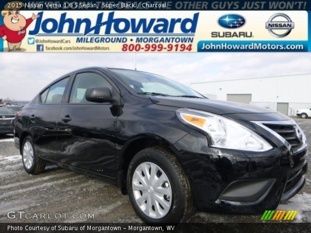 2015 Nissan Versa 1.6 S Sedan in Super Black