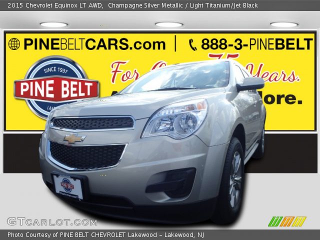 2015 Chevrolet Equinox LT AWD in Champagne Silver Metallic