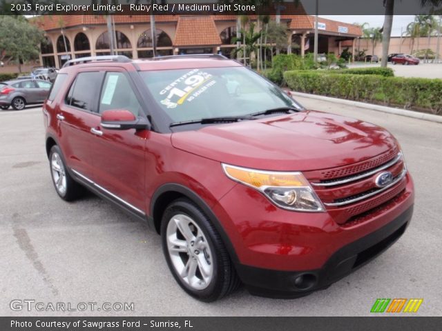 2015 Ford Explorer Limited in Ruby Red