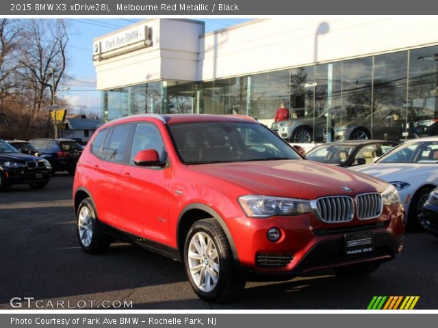 2015 BMW X3 xDrive28i in Melbourne Red Metallic