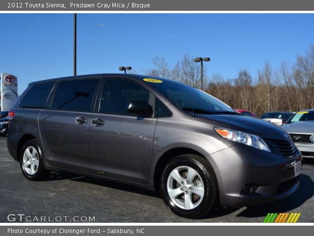 2012 Toyota Sienna  in Predawn Gray Mica