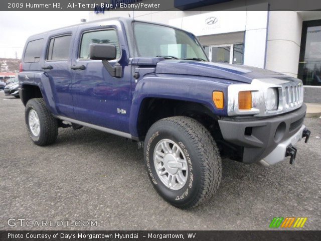 2009 Hummer H3  in All-Terrain Blue