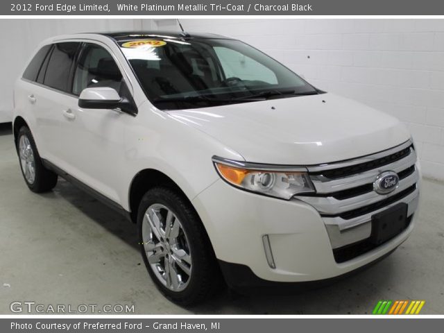 2012 Ford Edge Limited in White Platinum Metallic Tri-Coat