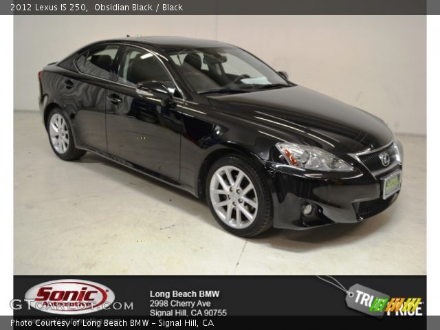 2012 Lexus IS 250 in Obsidian Black