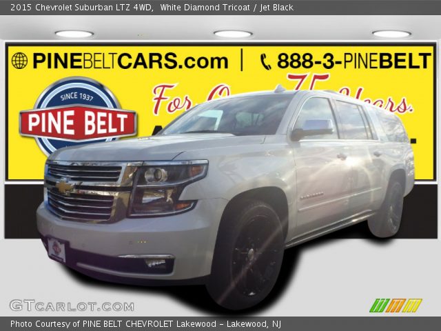 2015 Chevrolet Suburban LTZ 4WD in White Diamond Tricoat