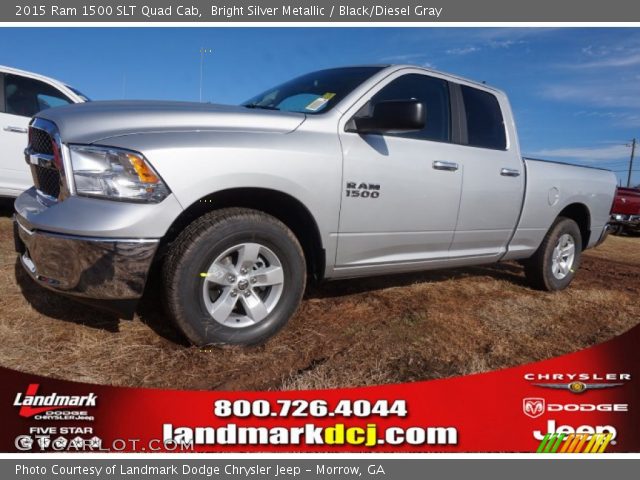 2015 Ram 1500 SLT Quad Cab in Bright Silver Metallic