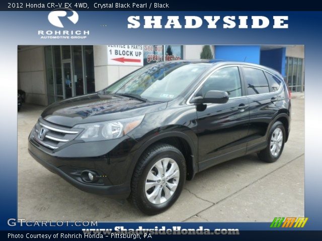 2012 Honda CR-V EX 4WD in Crystal Black Pearl