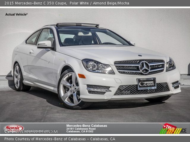 2015 Mercedes-Benz C 350 Coupe in Polar White