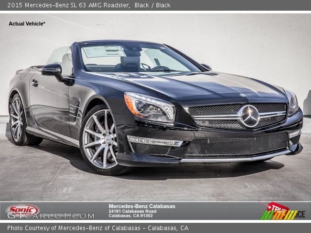 2015 Mercedes-Benz SL 63 AMG Roadster in Black