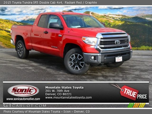 2015 Toyota Tundra SR5 Double Cab 4x4 in Radiant Red