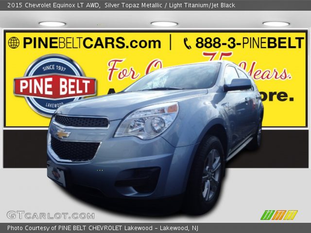 2015 Chevrolet Equinox LT AWD in Silver Topaz Metallic