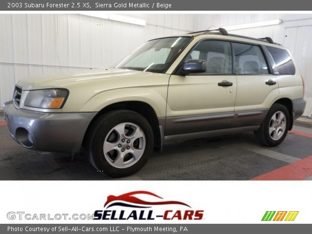 2003 Subaru Forester 2.5 XS in Sierra Gold Metallic