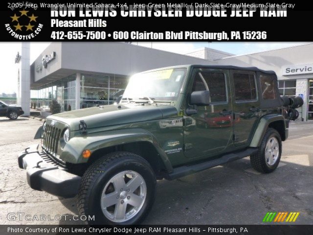 2009 Jeep Wrangler Unlimited Sahara 4x4 in Jeep Green Metallic