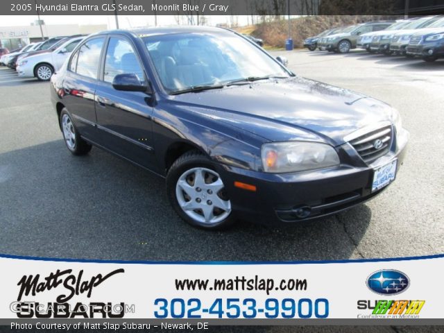 2005 Hyundai Elantra GLS Sedan in Moonlit Blue