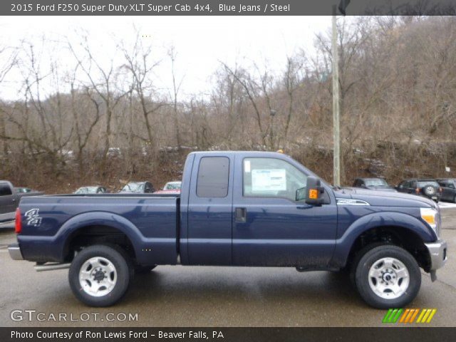 2015 Ford F250 Super Duty XLT Super Cab 4x4 in Blue Jeans