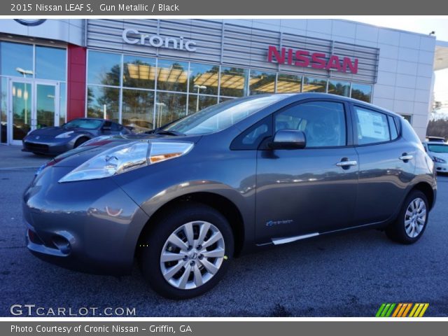 2015 Nissan LEAF S in Gun Metallic