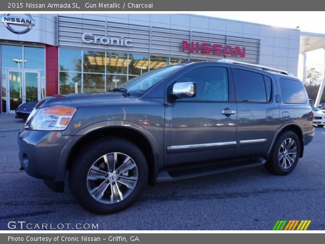 2015 Nissan Armada SL in Gun Metallic