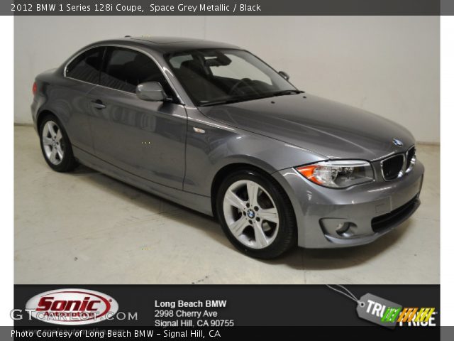 2012 BMW 1 Series 128i Coupe in Space Grey Metallic