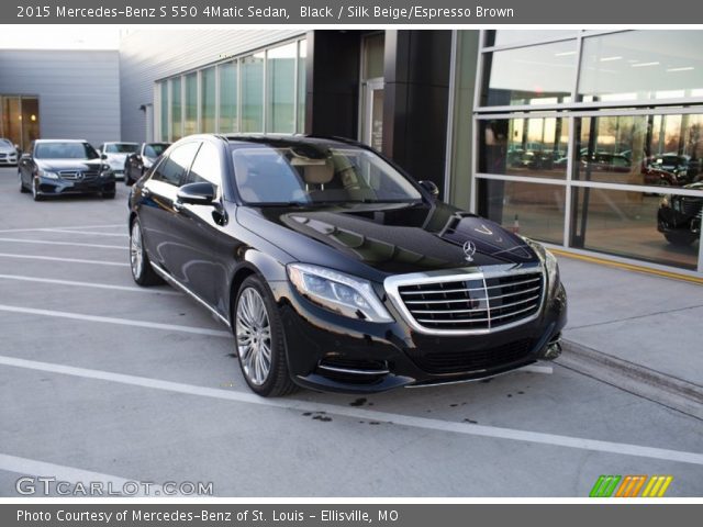 2015 Mercedes-Benz S 550 4Matic Sedan in Black