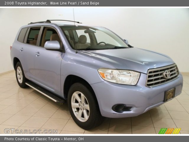 2008 Toyota Highlander  in Wave Line Pearl