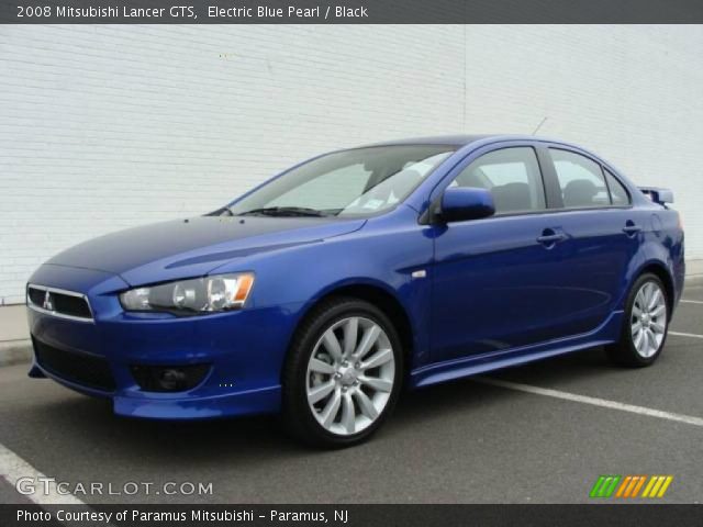 2008 Mitsubishi Lancer GTS in Electric Blue Pearl