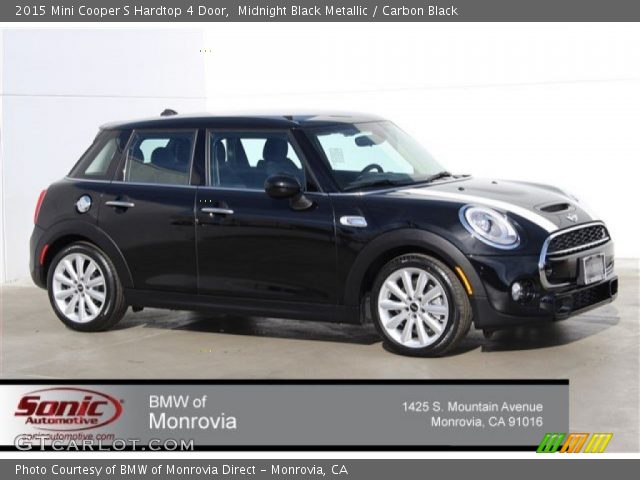 2015 Mini Cooper S Hardtop 4 Door in Midnight Black Metallic
