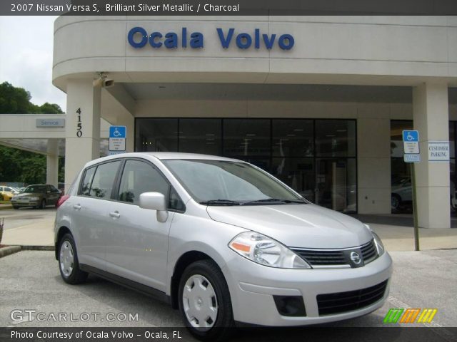2007 Nissan Versa S in Brilliant Silver Metallic
