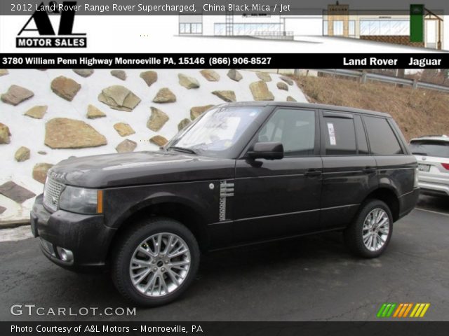 2012 Land Rover Range Rover Supercharged in China Black Mica