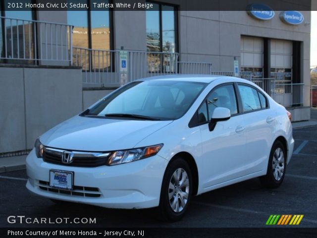 2012 Honda Civic LX Sedan in Taffeta White
