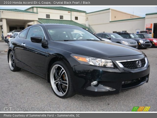 2010 Honda Accord EX-L Coupe in Crystal Black Pearl