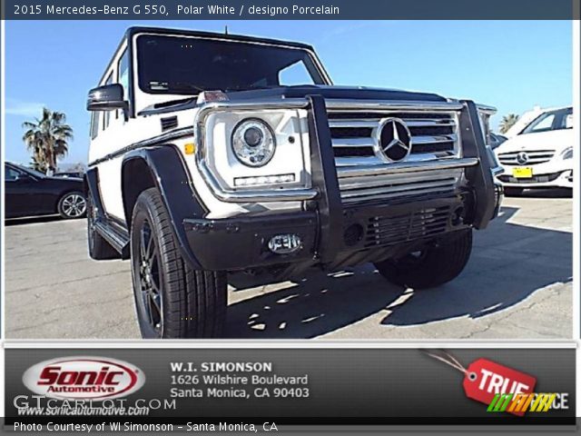 2015 Mercedes-Benz G 550 in Polar White
