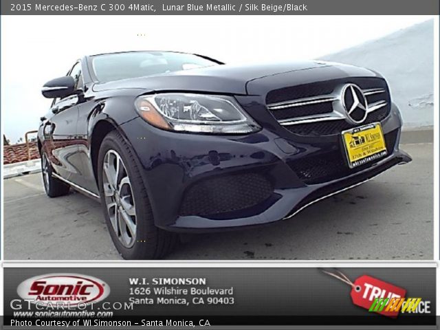 2015 Mercedes-Benz C 300 4Matic in Lunar Blue Metallic
