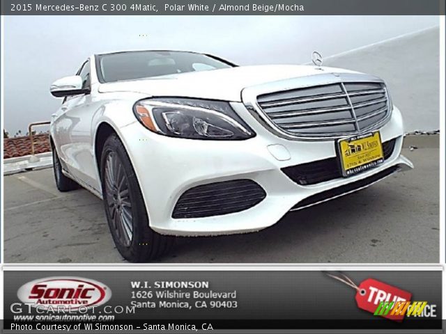 2015 Mercedes-Benz C 300 4Matic in Polar White