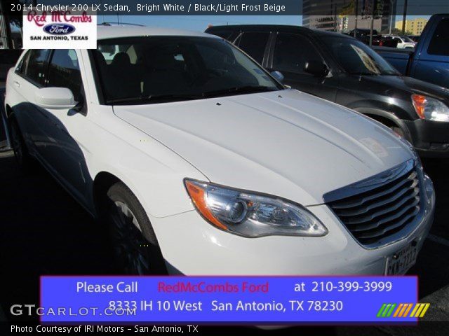 2014 Chrysler 200 LX Sedan in Bright White