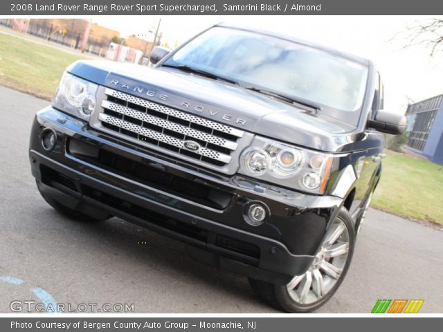 2008 Land Rover Range Rover Sport Supercharged in Santorini Black