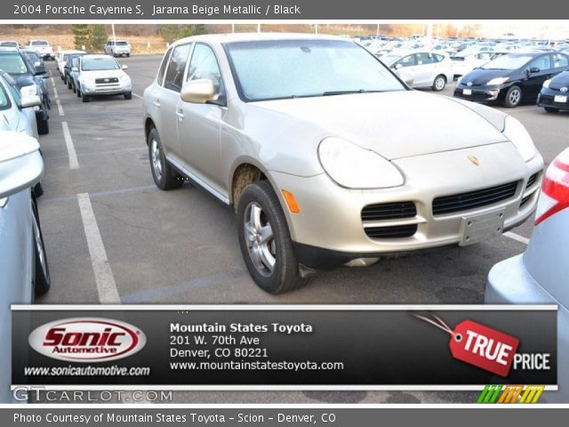 2004 Porsche Cayenne S in Jarama Beige Metallic