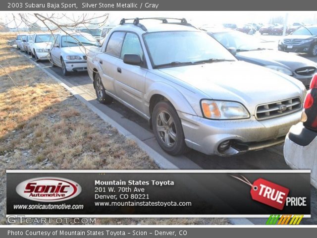 2003 Subaru Baja Sport in Silver Stone Metallic