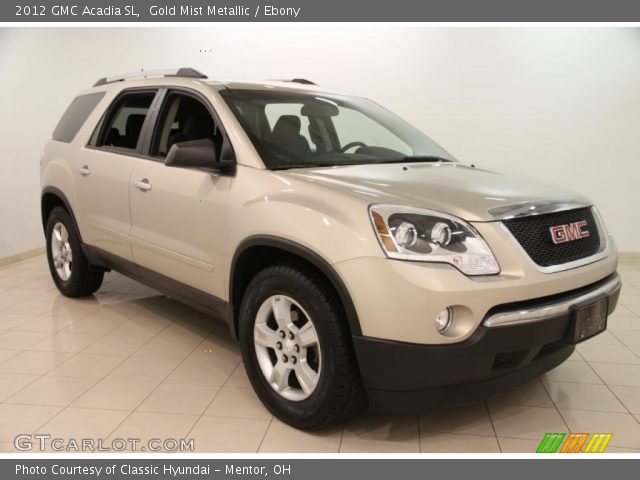 2012 GMC Acadia SL in Gold Mist Metallic
